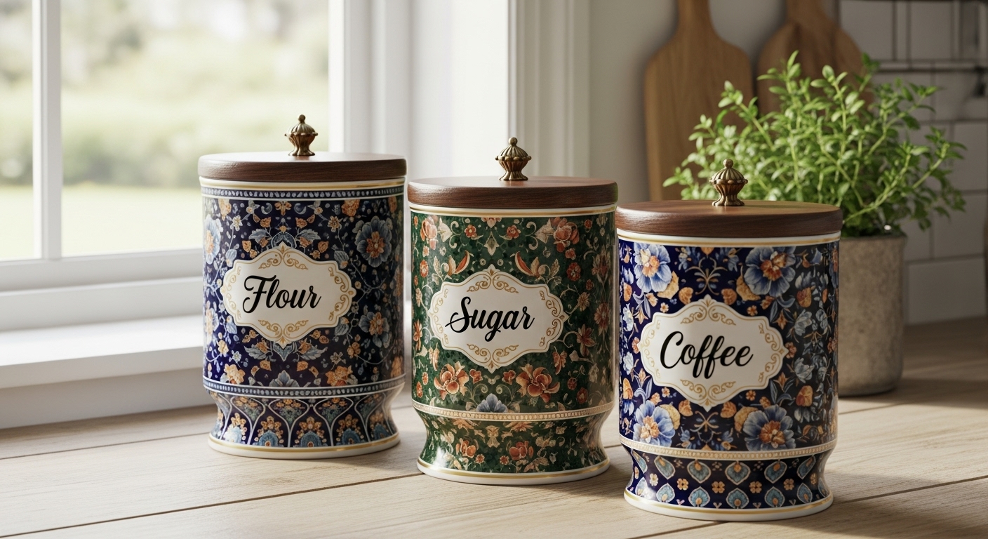Best Decorative Kitchen Canisters for Flour/Sugar/Coffee — Airtight Seals, Labeling, and Counter-Ready Designs
