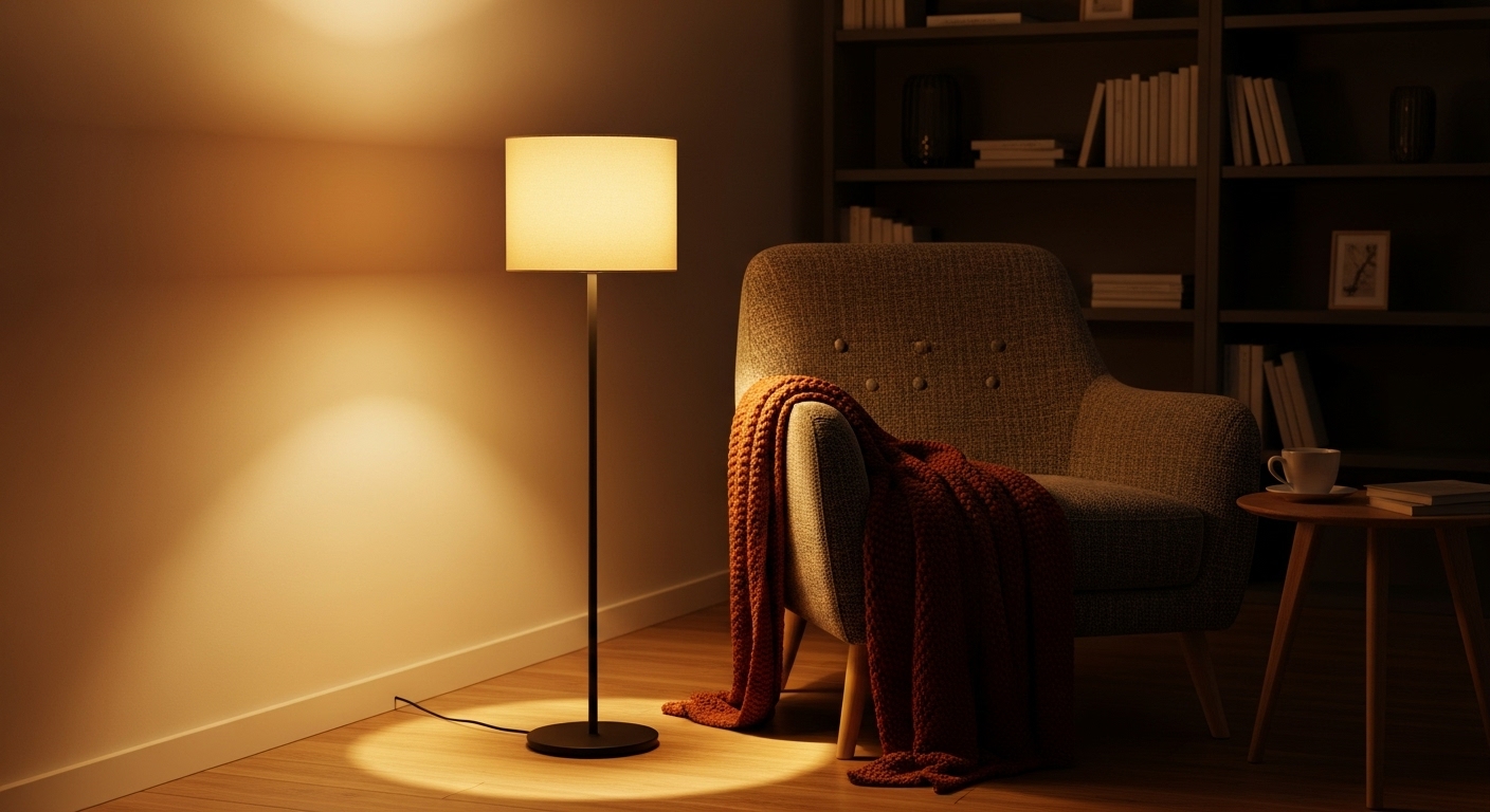 Top 5 Best Floor Lamps for Cozy Living Rooms — Warm Light, Dimming, and Small-Footprint Styles